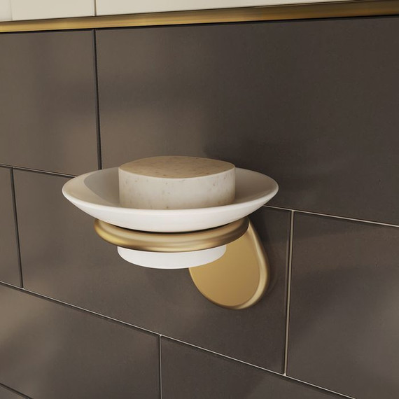 Мыльница Iddis Oldie OLDBRC0i42, цвет бронза фото 2