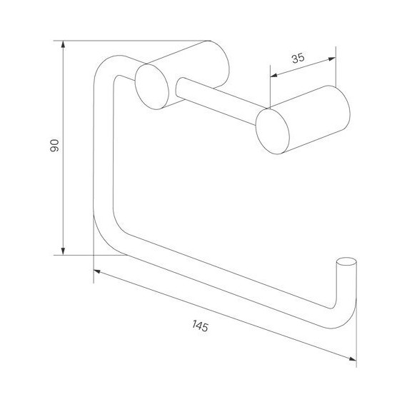 Держатель для туалетной бумаги Iddis Petite PETSS00i43, цвет сатин матовый фото 3