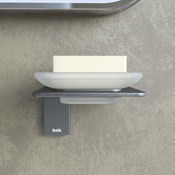 Мыльница Iddis Slide SLIGMG0i42, цвет графитовый фото 2