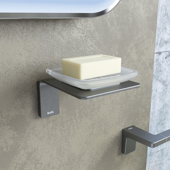 Мыльница Iddis Slide SLIGMG0i42, цвет графитовый фото 3