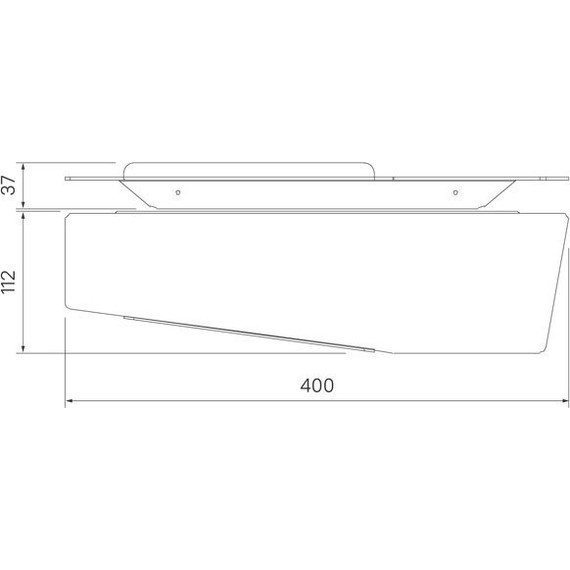 Стеклянная полка Iddis Slide SLISC00i44 - 4 Стеклянная полка Iddis Slide SLISC00i44 фото 4