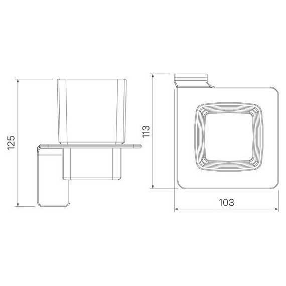 Стакан для зубных щеток Iddis Slide SLISCG1i45 фото 4