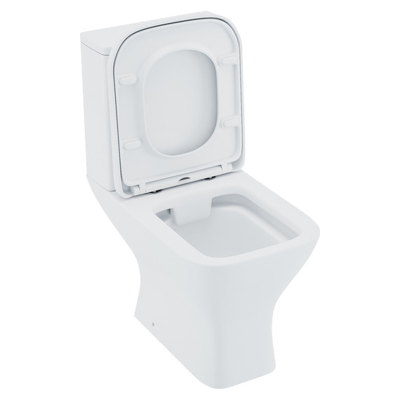 Унитаз-компакт безободковый Iddis Torr TORRDSEi24 с крышкой микролифт фото 3