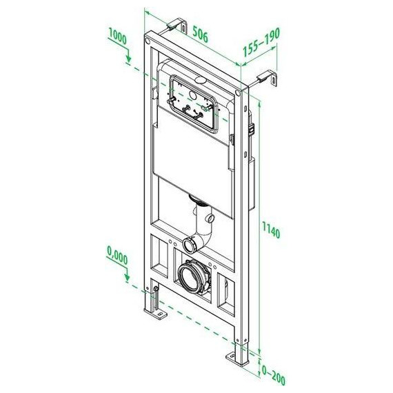 Инсталляция для унитаза Iddis Neofix NEO0000I32 - 3 Инсталляция для унитаза Iddis Neofix NEO0000I32 фото 3
