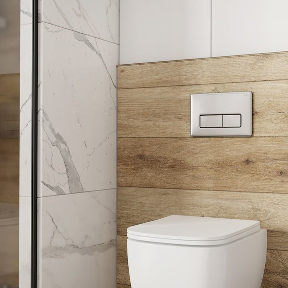 Кнопка смыва Iddis Unifix UNI80M0i77, хром матовый фото 2