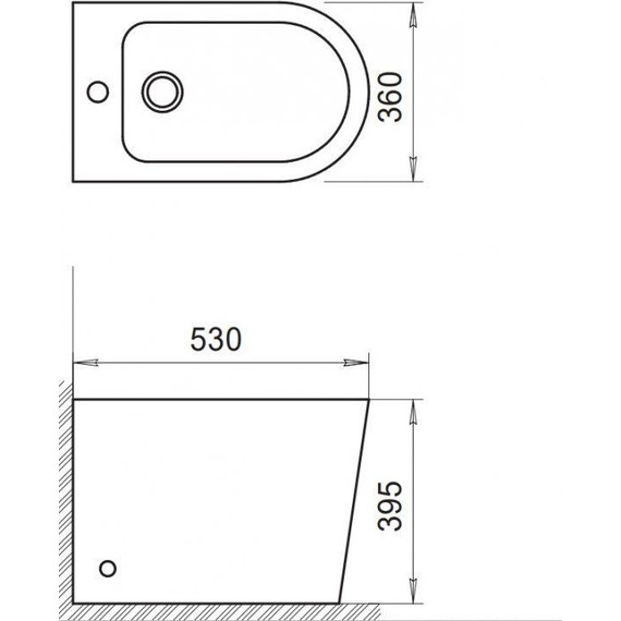 Биде напольное BelBagno Flay-R BB1003B - 3 Биде напольное BelBagno Flay-R BB1003B фото 3