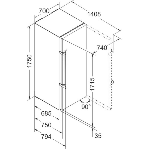 Морозильник (морозильная камера) Liebherr GN 4635 фото 8