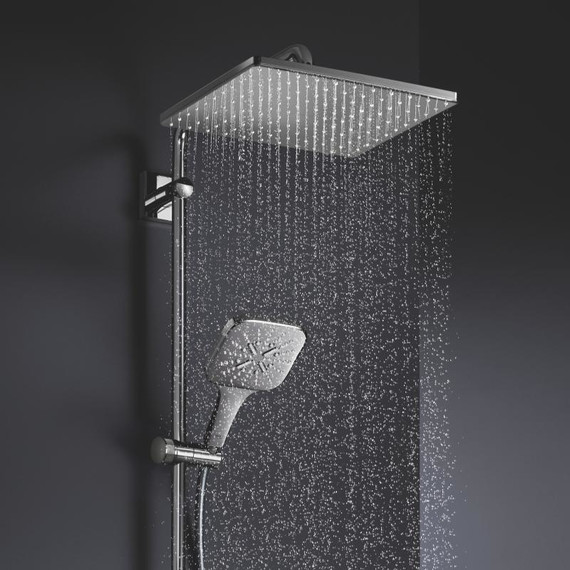 Душевая система для душа с термостатом Grohe Rainshower SmartActive 310 Mono Cube 26649000 фото 4