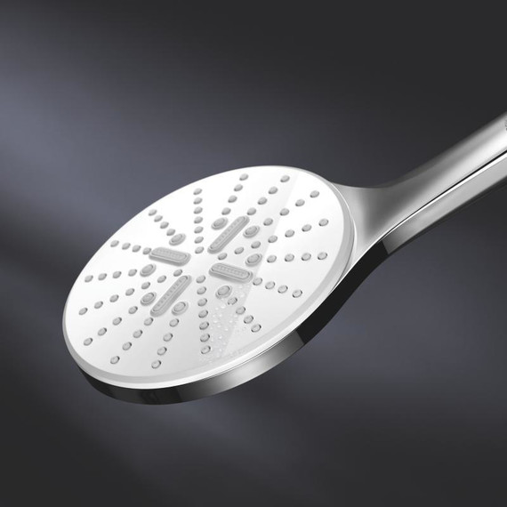 Душевой гарнитур Grohe Rainshower Smartactive Cube 150 900 мм 26594LS0, хром/белая луна фото 7