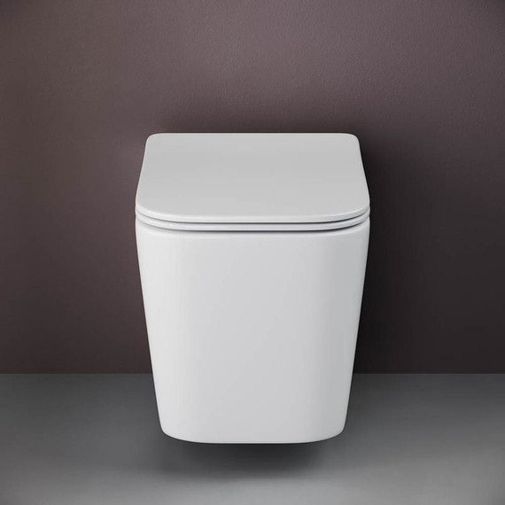 Унитаз подвесной безободковый ceramicanova Cubic Rimless CN1806 с тонкой крышкой микролифт - 6 Унитаз подвесной безободковый ceramicanova Cubic Rimless CN1806 с тонкой крышкой микролифт фото 6