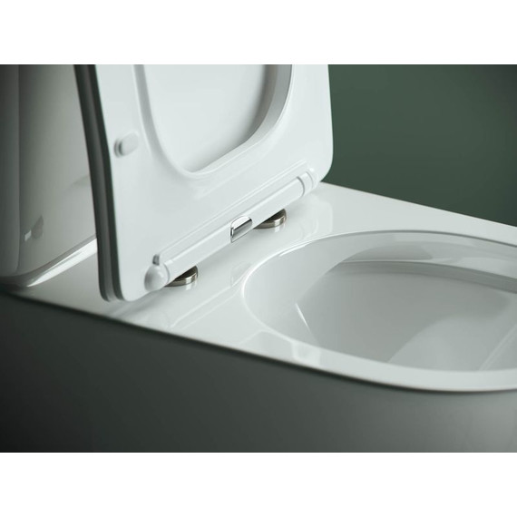 Унитаз-компакт безободковый ceramicanova Star CN1904 с тонкой крышкой микролифт фото 5