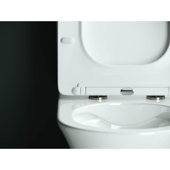 Унитаз-компакт безободковый ceramicanova Star CN1904 с тонкой крышкой микролифт фото 10