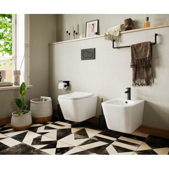 Унитаз подвесной безободковый ceramicanova Metric Rimless CN3007 с тонкой крышкой микролифт, Цвет производителя: белый - 8 Унитаз подвесной безободковый ceramicanova Metric Rimless CN3007 с тонкой крышкой микролифт, Цвет производителя: белый фото 8