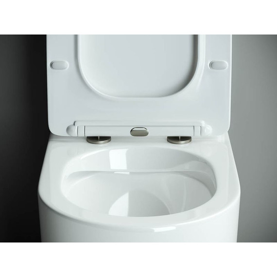 Унитаз-компакт безободковый ceramicanova Metropol CN4001 с тонкой крышкой микролифт - 6 Унитаз-компакт безободковый ceramicanova Metropol CN4001 с тонкой крышкой микролифт фото 6