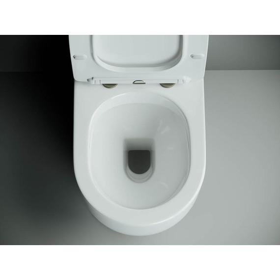 Унитаз-компакт безободковый ceramicanova Metropol CN4001 с тонкой крышкой микролифт - 7 Унитаз-компакт безободковый ceramicanova Metropol CN4001 с тонкой крышкой микролифт фото 7