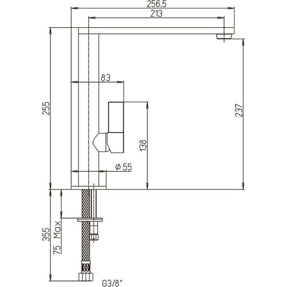 Смеситель для кухни Paini Dax-R 64CR579Q90KM, хром фото 4