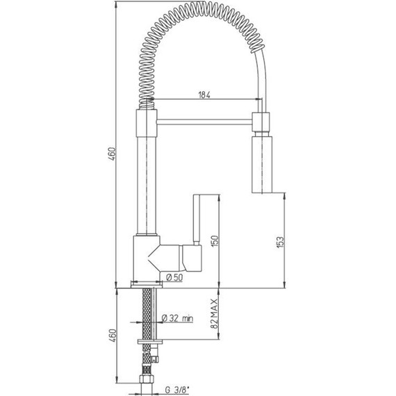 Смеситель для кухни Paini Cox 78CR557PEKM, хром фото 4