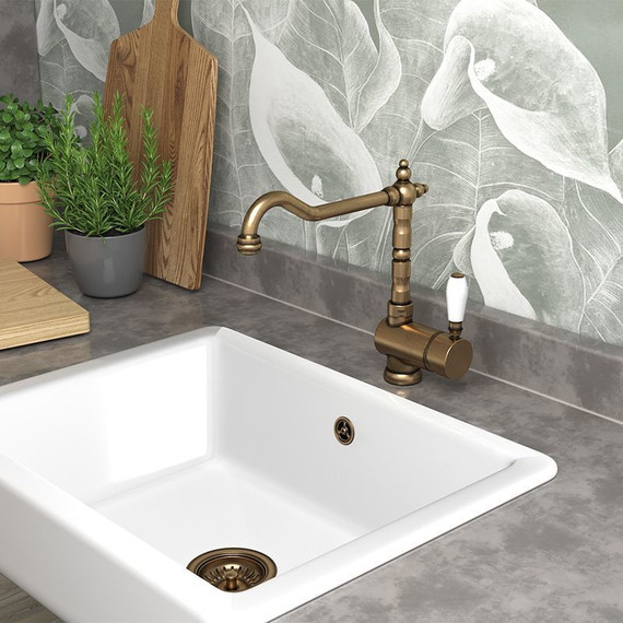 Смеситель для кухни Paini Cox 78F35881ANTKM, бронза фото 2