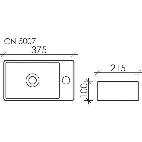 Раковина-чаша Ceramicanova Element 37 см CN5007 R - 8 Раковина-чаша Ceramicanova Element 37 см CN5007 R фото 8