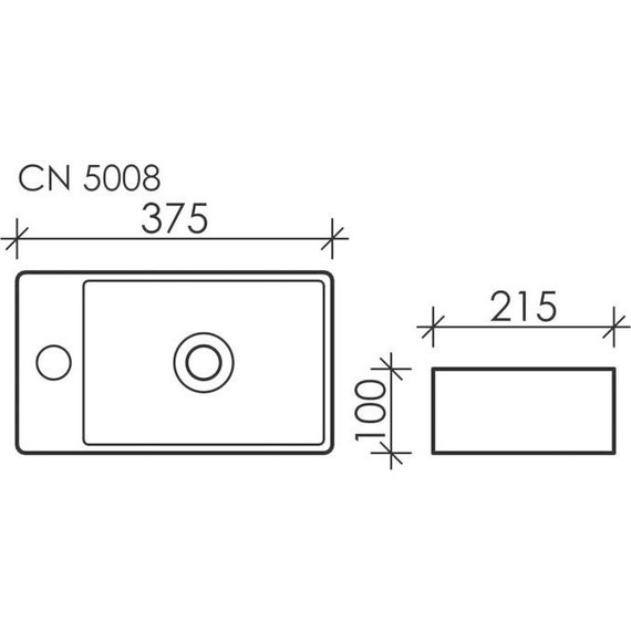 Раковина-чаша ceramicanova Element 37 см CN5008 L - 7 Раковина-чаша ceramicanova Element 37 см CN5008 L фото 7