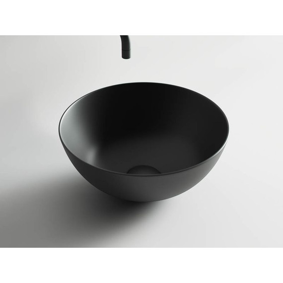 Раковина-чаша ceramicanova Element 36 см CN6004, чёрный матовый фото 4