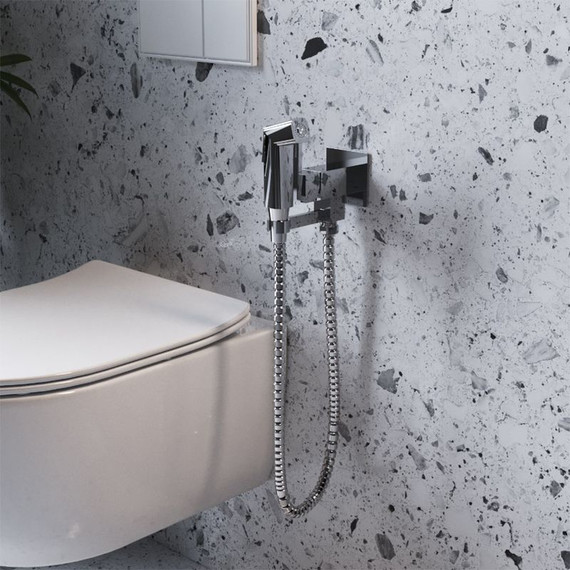 Набор для гигиенического душа Paini Bella BLCR442, хром - 2 Набор для гигиенического душа Paini Bella BLCR442, хром фото 2