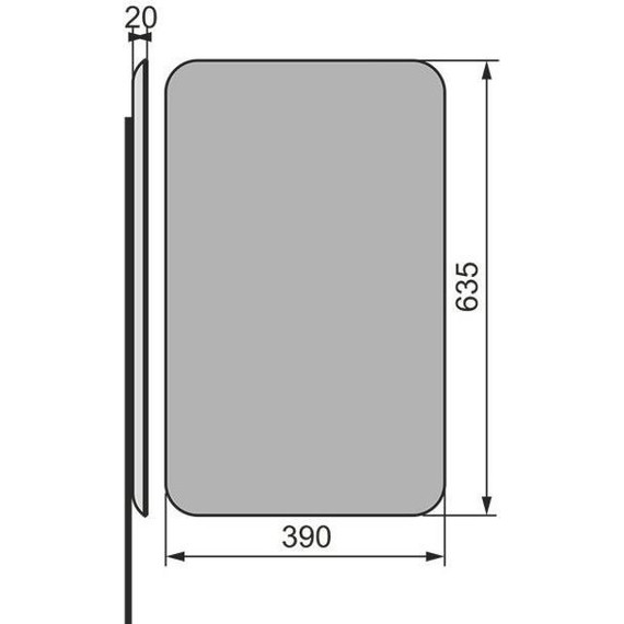 Зеркало Velvex Bio 40 см zkBIO.40-21 - 5 Зеркало Velvex Bio 40 см zkBIO.40-21 фото 5