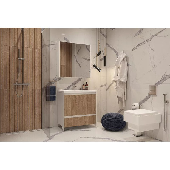 Зеркало-шкаф Velvex Klaufs 80 см zsKLA.80-216, белый - 6 Зеркало-шкаф Velvex Klaufs 80 см zsKLA.80-216, белый фото 6