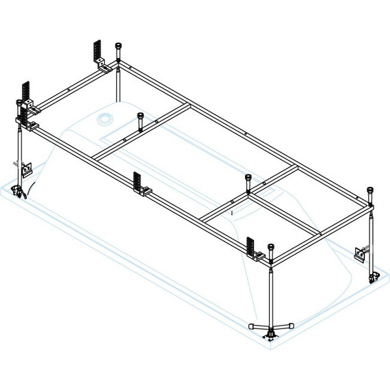 Каркас для ванны Cezares 150x70 см EMP-150-70-MF-R фото 