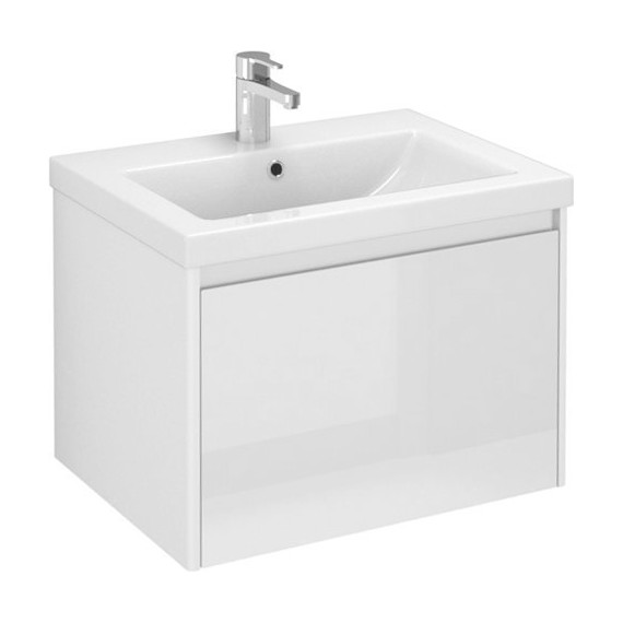 Тумба подвесная с раковиной Velvex Klaufs 60 см tpKLA.60.1Y-616.216, белый глянец - 4 Тумба подвесная с раковиной Velvex Klaufs 60 см tpKLA.60.1Y-616.216, белый глянец фото 4