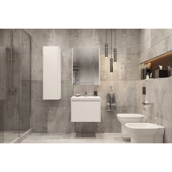 Тумба подвесная с раковиной Velvex Klaufs 60 см tpKLA.60.1Y-616.216, белый глянец - 11 Тумба подвесная с раковиной Velvex Klaufs 60 см tpKLA.60.1Y-616.216, белый глянец фото 11