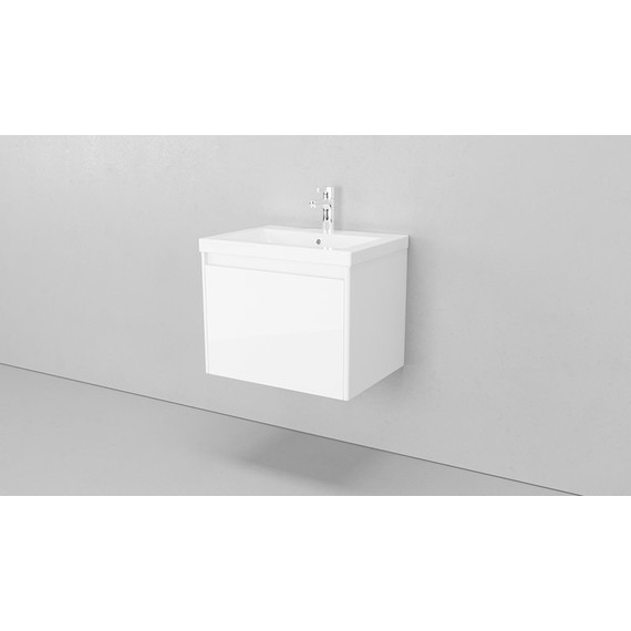 Тумба подвесная с раковиной Velvex Klaufs 60 см tpKLA.60.1Y-616.216, белый глянец - 5 Тумба подвесная с раковиной Velvex Klaufs 60 см tpKLA.60.1Y-616.216, белый глянец фото 5