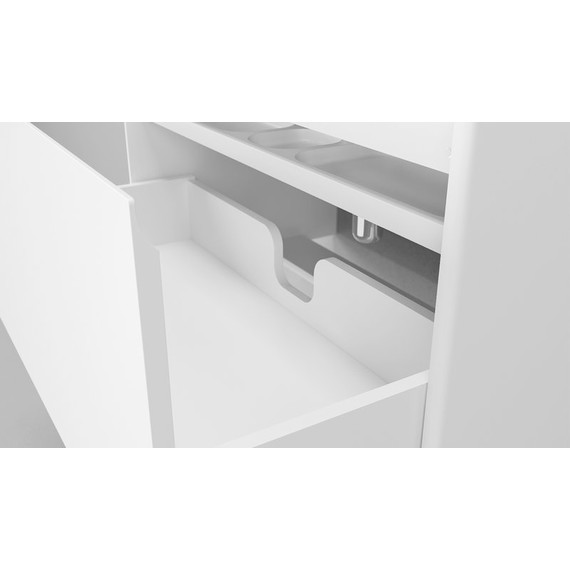 Тумба подвесная с раковиной Velvex Klaufs 60 см tpKLA.60.1Y-616.216, белый глянец - 6 Тумба подвесная с раковиной Velvex Klaufs 60 см tpKLA.60.1Y-616.216, белый глянец фото 6