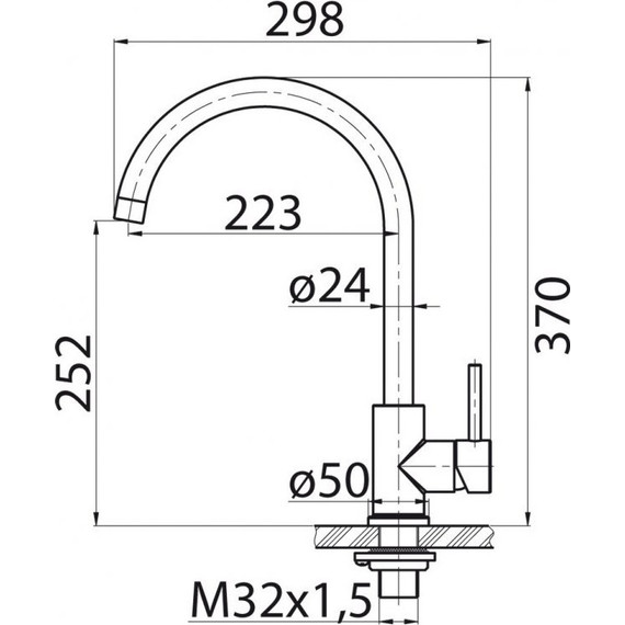 Смеситель для кухни BelBagno BB-LAM03-2-IN-NERO, черный, Цвет производителя: чёрный фото 2