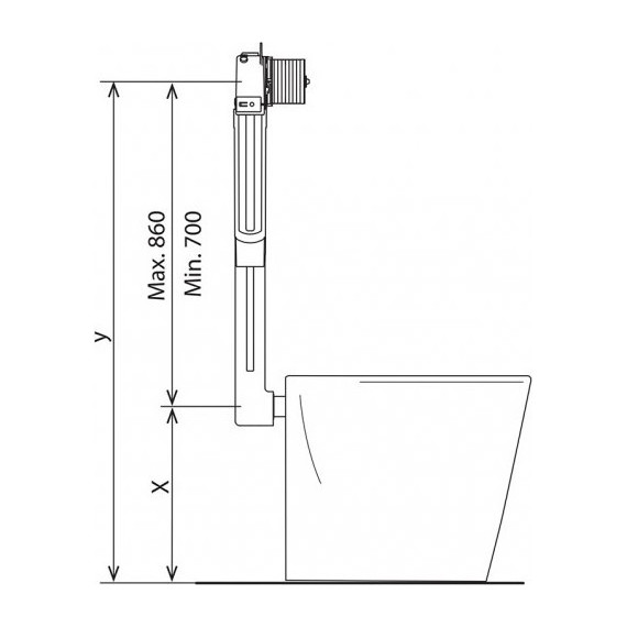 Смывной бачок скрытого монтажа для приставных унитазов BelBagno BB025-CS - 10 Смывной бачок скрытого монтажа для приставных унитазов BelBagno BB025-CS фото 10