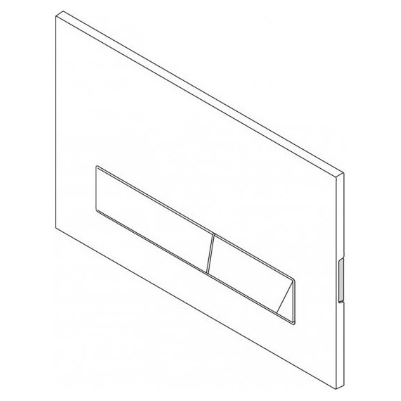 Кнопка смыва BelBagno Marmi BB011-MR-CHROME.M, хром матовый фото 4