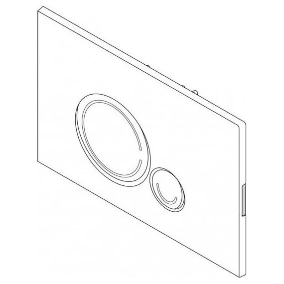 Кнопка смыва BelBagno Sfera BB014-SR-BIANCO, белый фото 4