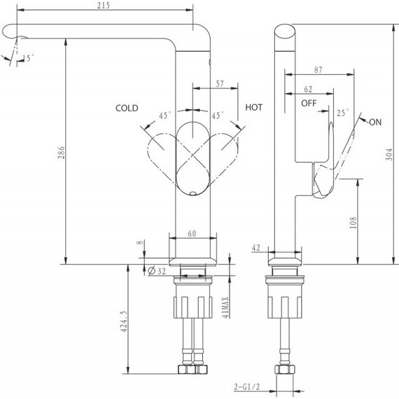 Смеситель для кухни BelBagno Ferrano FER-LAM-CRM фото 2