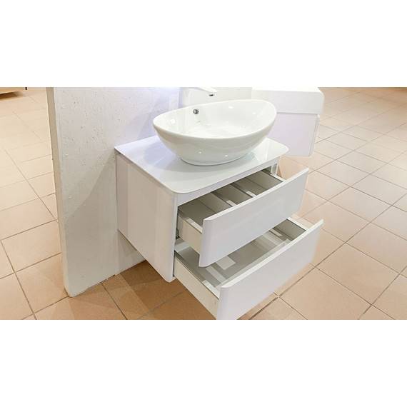 Тумба подвесная с раковиной Velvex Luna 60 см tpLUN.60-21.43, белый - 5 Тумба подвесная с раковиной Velvex Luna 60 см tpLUN.60-21.43, белый фото 5