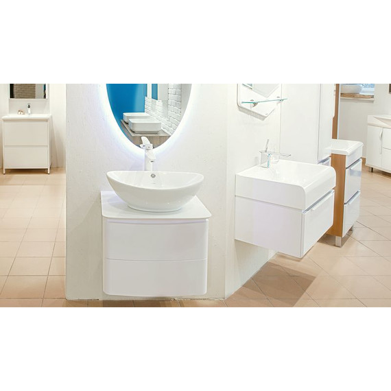 Тумба подвесная с раковиной Velvex Luna 60 см tpLUN.60-21.43, белый - 6 Тумба подвесная с раковиной Velvex Luna 60 см tpLUN.60-21.43, белый фото 6