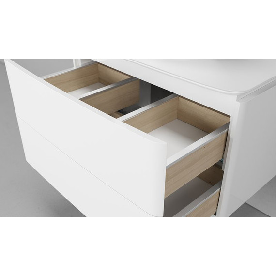 Тумба подвесная с раковиной Velvex Luna 60 см tpLUN.60-21.43, белый - 9 Тумба подвесная с раковиной Velvex Luna 60 см tpLUN.60-21.43, белый фото 9