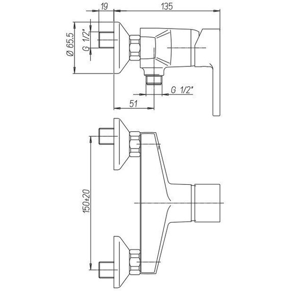 Смеситель для душа Paini Arena 92CR5112SFTKM, хром фото 6