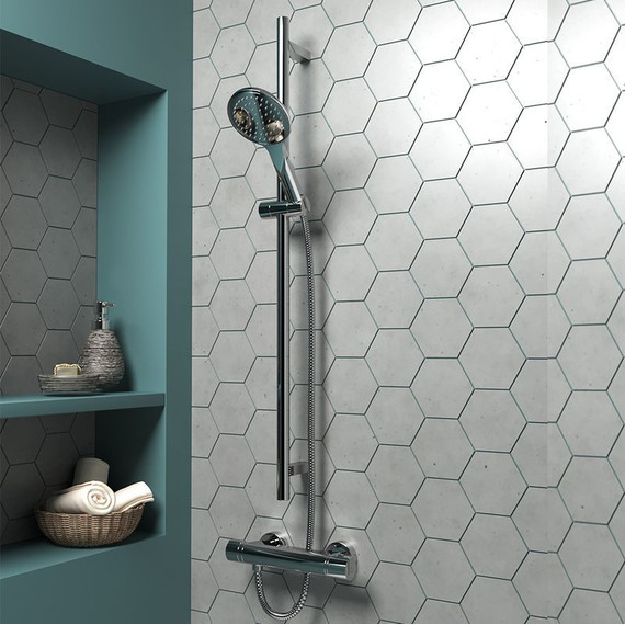 Смеситель для душа с термостатом Paini Arena 92CR511TH, хром фото 4