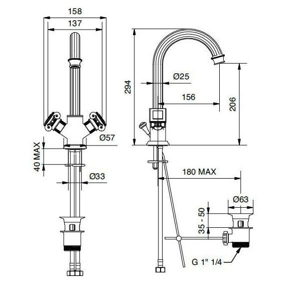 Смеситель для раковины Cezares OLIMP-LS2-03/24-Sw, золото - 3 Смеситель для раковины Cezares OLIMP-LS2-03/24-Sw, золото фото 3