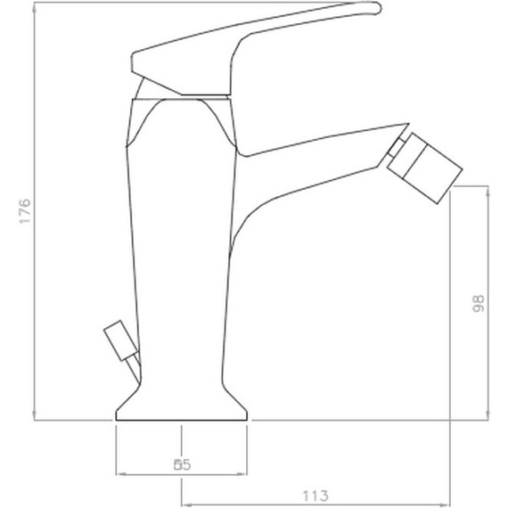 Смеситель для биде Cezares LEGEND-BSM2-03/24, золото, Цвет производителя: золото фото 2