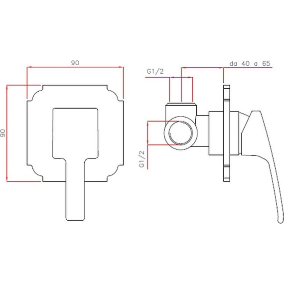 Смеситель для душа Cezares LEGEND-DIM-01, Цвет производителя: хром фото 2