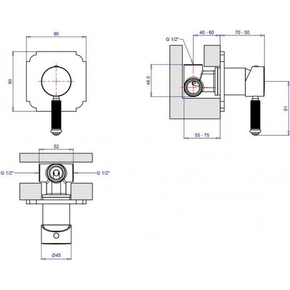 Смеситель для душа Cezares OLIMP-DIM2-02-L, бронза, Цвет производителя: бронза - 2 Смеситель для душа Cezares OLIMP-DIM2-02-L, бронза, Цвет производителя: бронза фото 2