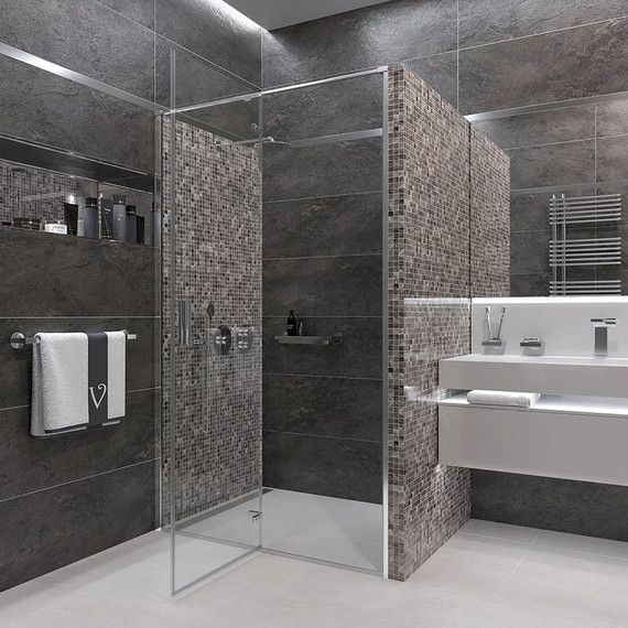 Душевая дверь Veconi Vianno 80 см VN73-80-01-C4, хром/прозрачное - 4 Душевая дверь Veconi Vianno 80 см VN73-80-01-C4, хром/прозрачное фото 4