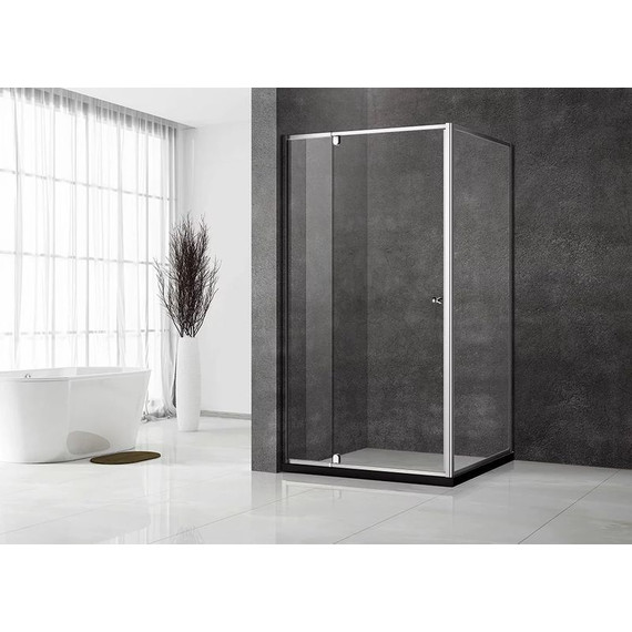 Душевое ограждение Veconi Rovigo 70х90 см RV032-7090-01-C5, хром/прозрачное фото 3