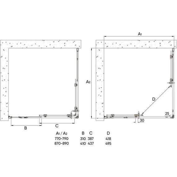 Душевое ограждение Veconi Rovigo 80x80 см RV113B-80-01-C4, чёрный/прозрачное - 4 Душевое ограждение Veconi Rovigo 80x80 см RV113B-80-01-C4, чёрный/прозрачное фото 4